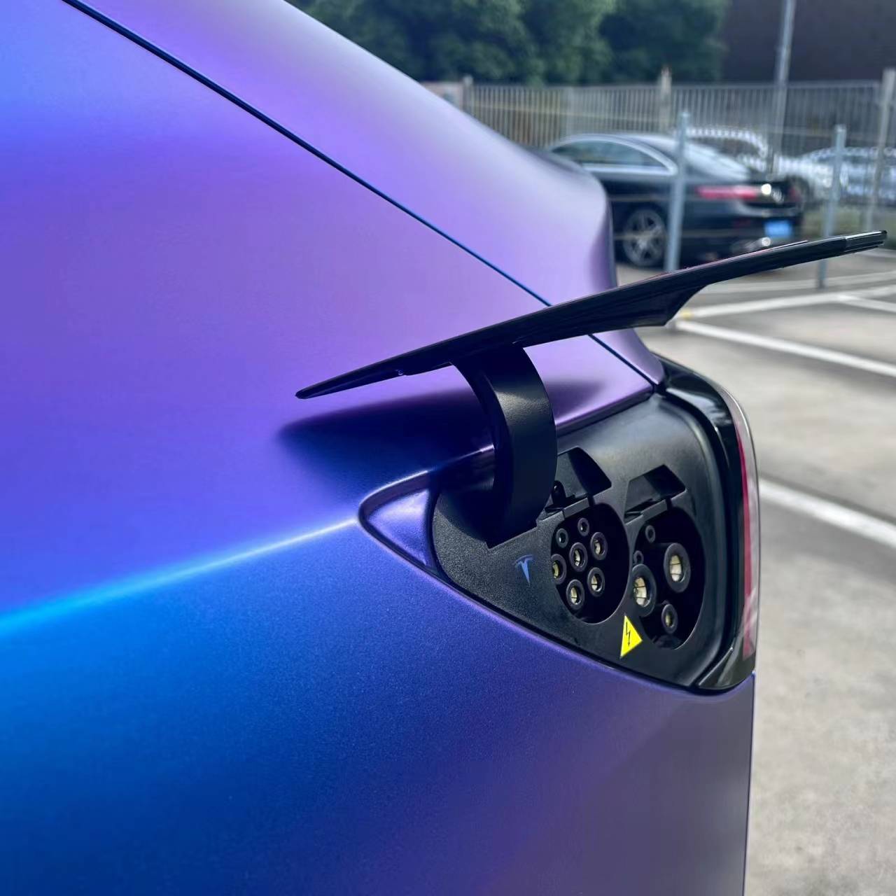 Ravoony Plus Matte Auroral Blue Purple Car Wrap