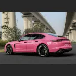 Ravoony Basic Glossy Princess Pink Vinyl Car Wrap 