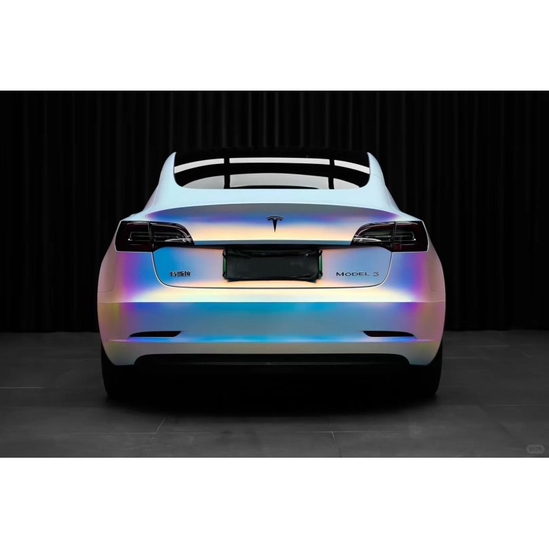 Matte Holographic Rainbow Neo Chrome Car Vinyl Wrap