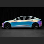 Ravoony Plus Matte Holographic Rainbow Neo Chrome Car Vinyl Wrap