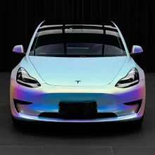 Matte Holographic Rainbow Neo Chrome Car Vinyl Wrap