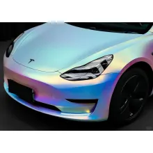 Matte Holographic Rainbow Neo Chrome Car Vinyl Wrap