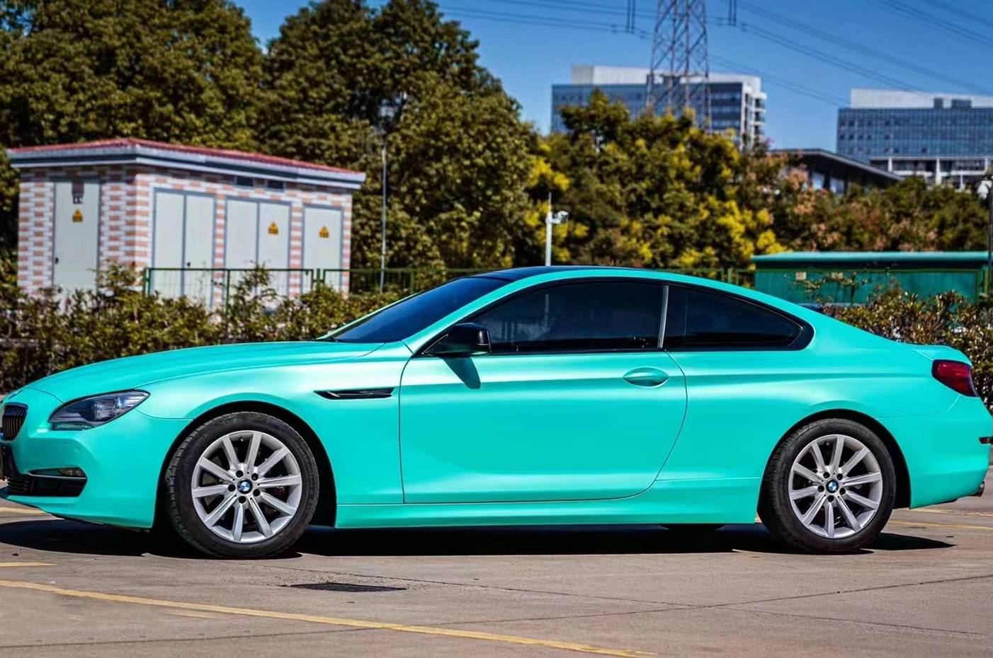 Ravoony Plus Satin Chrome Tiffany Car Wrap