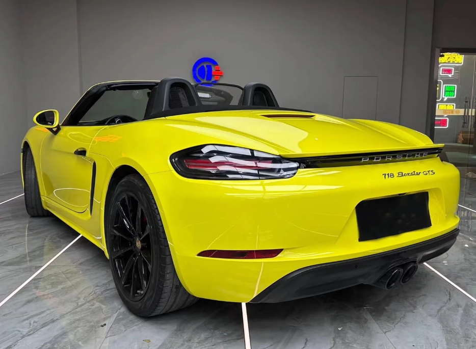 Ravoony Basic Glossy Crystal Lemon Yellow Vinyl Wrap