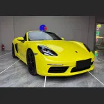 Ravoony Basic Glossy Crystal Lemon Yellow Vinyl Wrap
