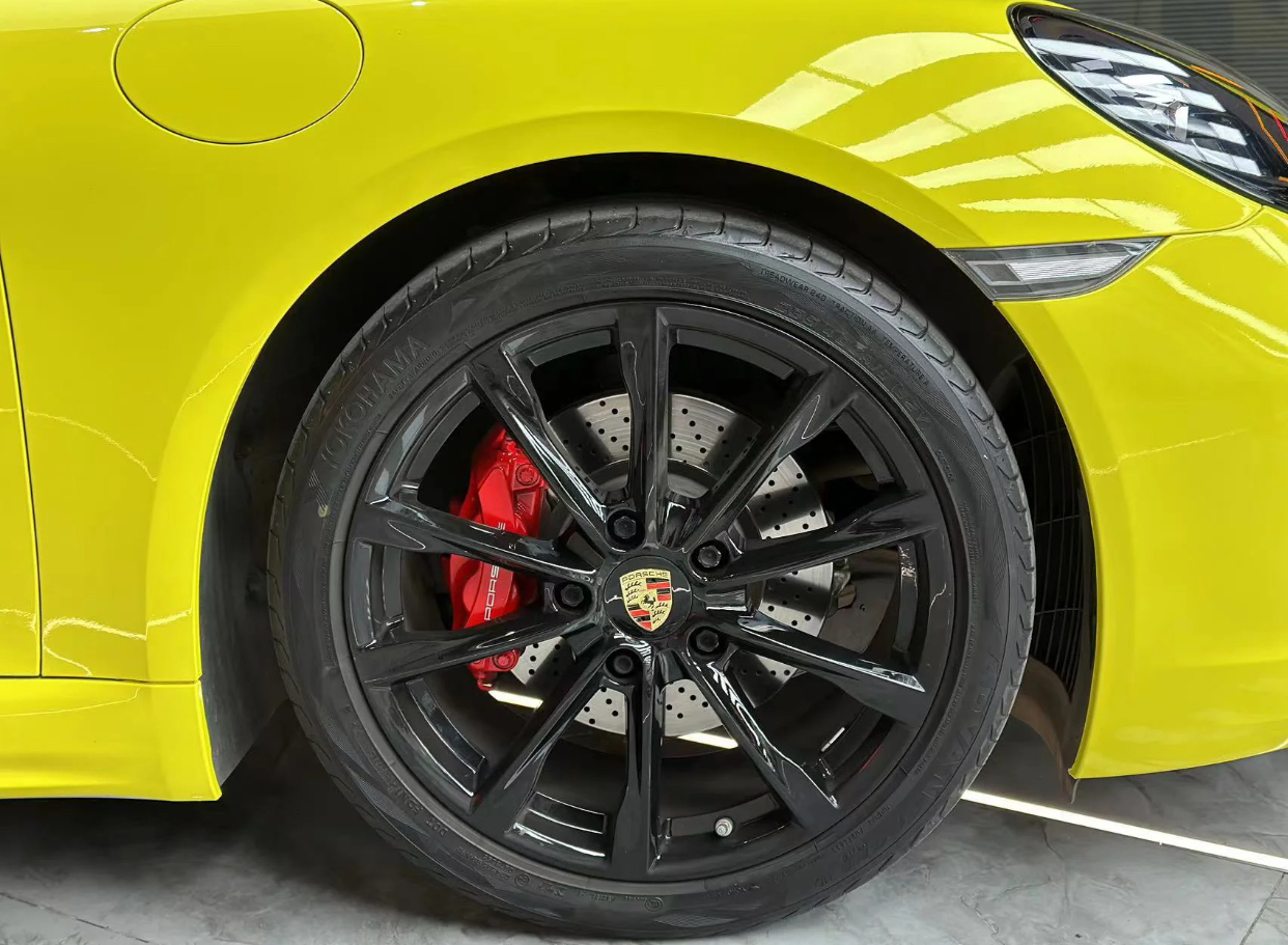 Ravoony Basic Glossy Crystal Lemon Yellow Vinyl Wrap