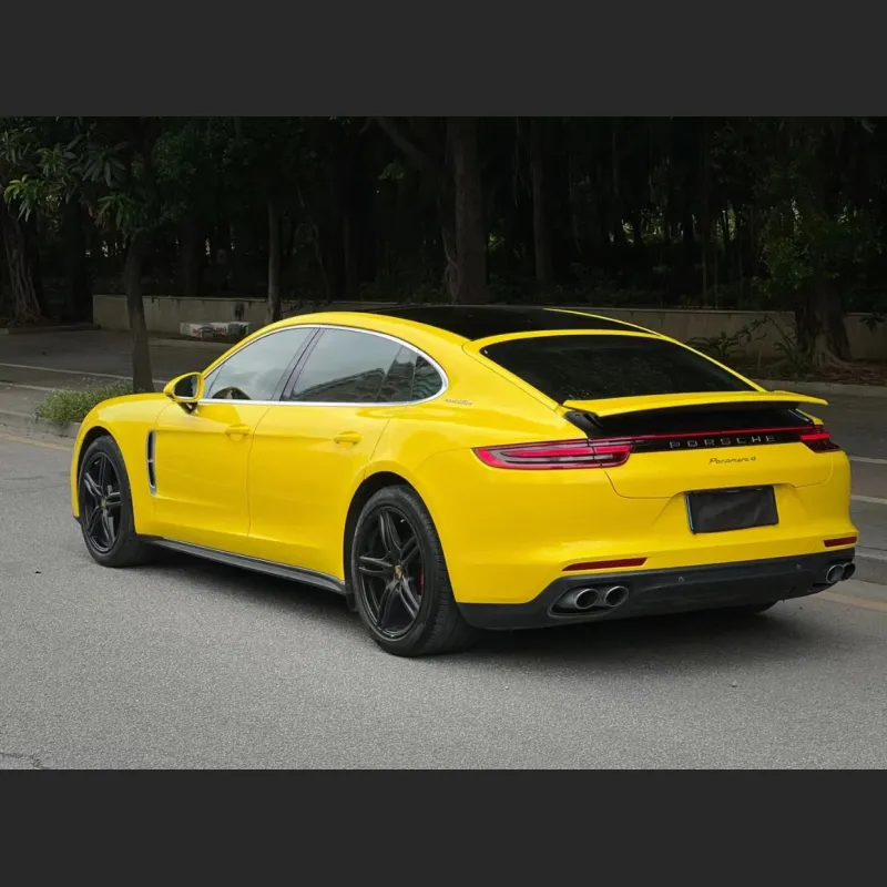 High Glossy Yellow Vinyl wrap