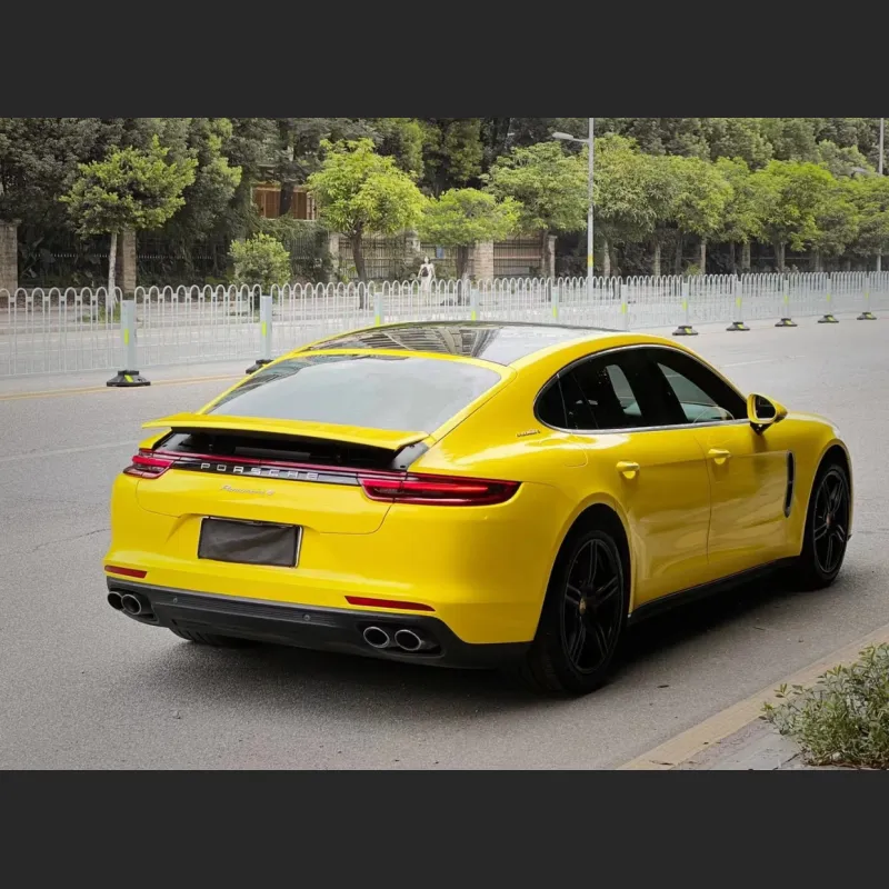 Ravoony Basic High Glossy Racing Yellow Vinyl Wrap