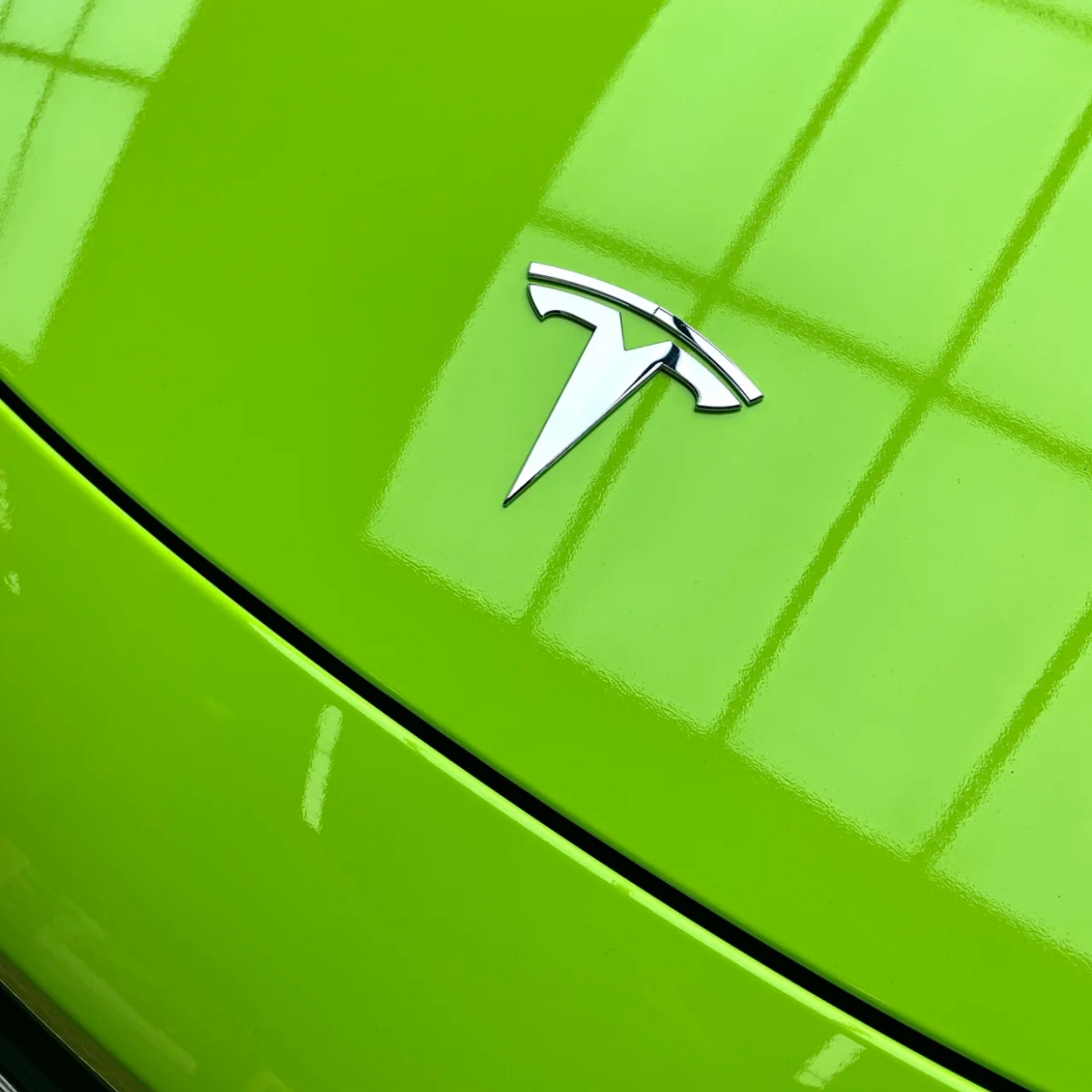 Ravoony Basic Gloss Fluorescent Green Car Wrap