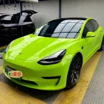 Ravoony Basic Fluorescent Green Car Wrap