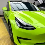 Ravoony Basic Fluorescent Green Car Wrap