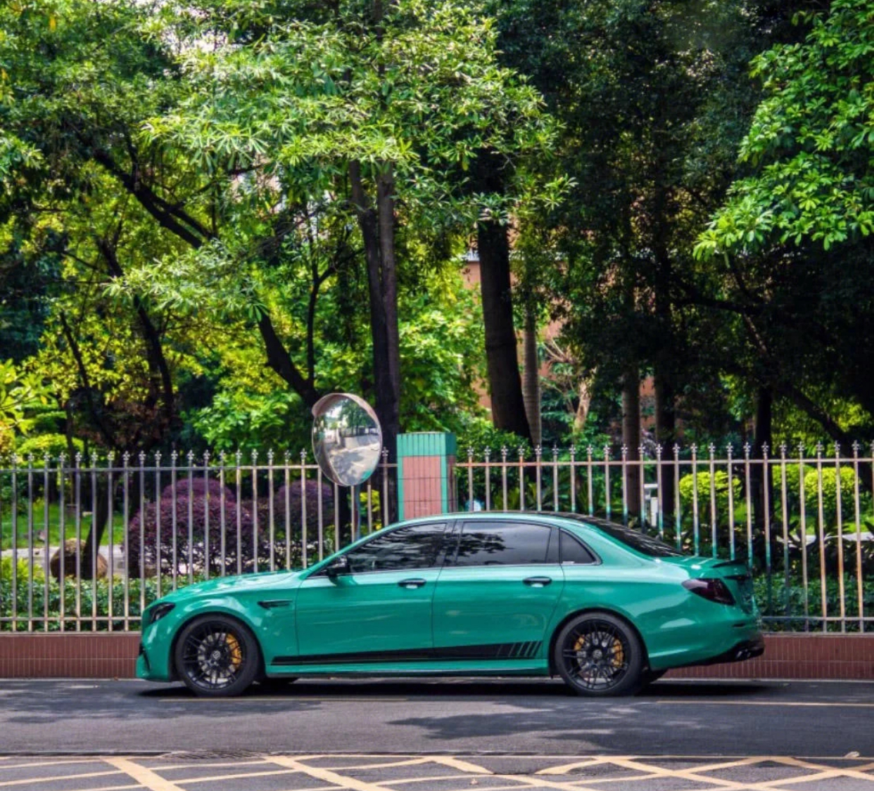 Ravoony Basic PET Gloss Vintage Green Car Viny Wrap