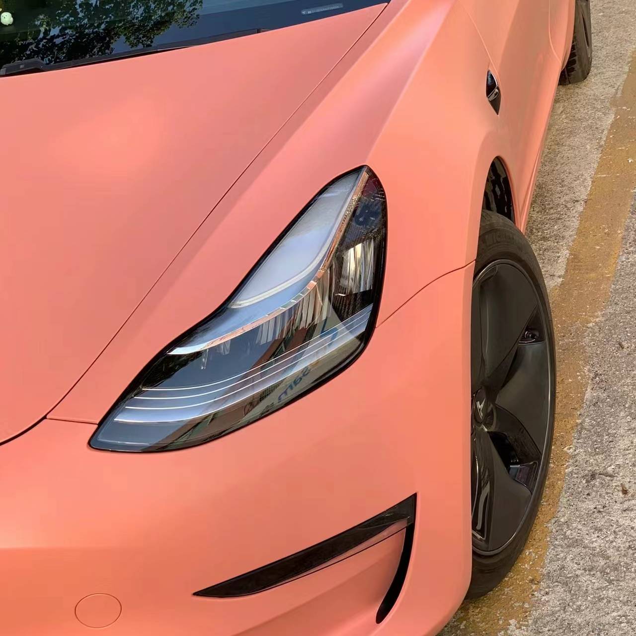 Ravoony Plus Ceramics Paggy Pink Car Vinyl Wrap