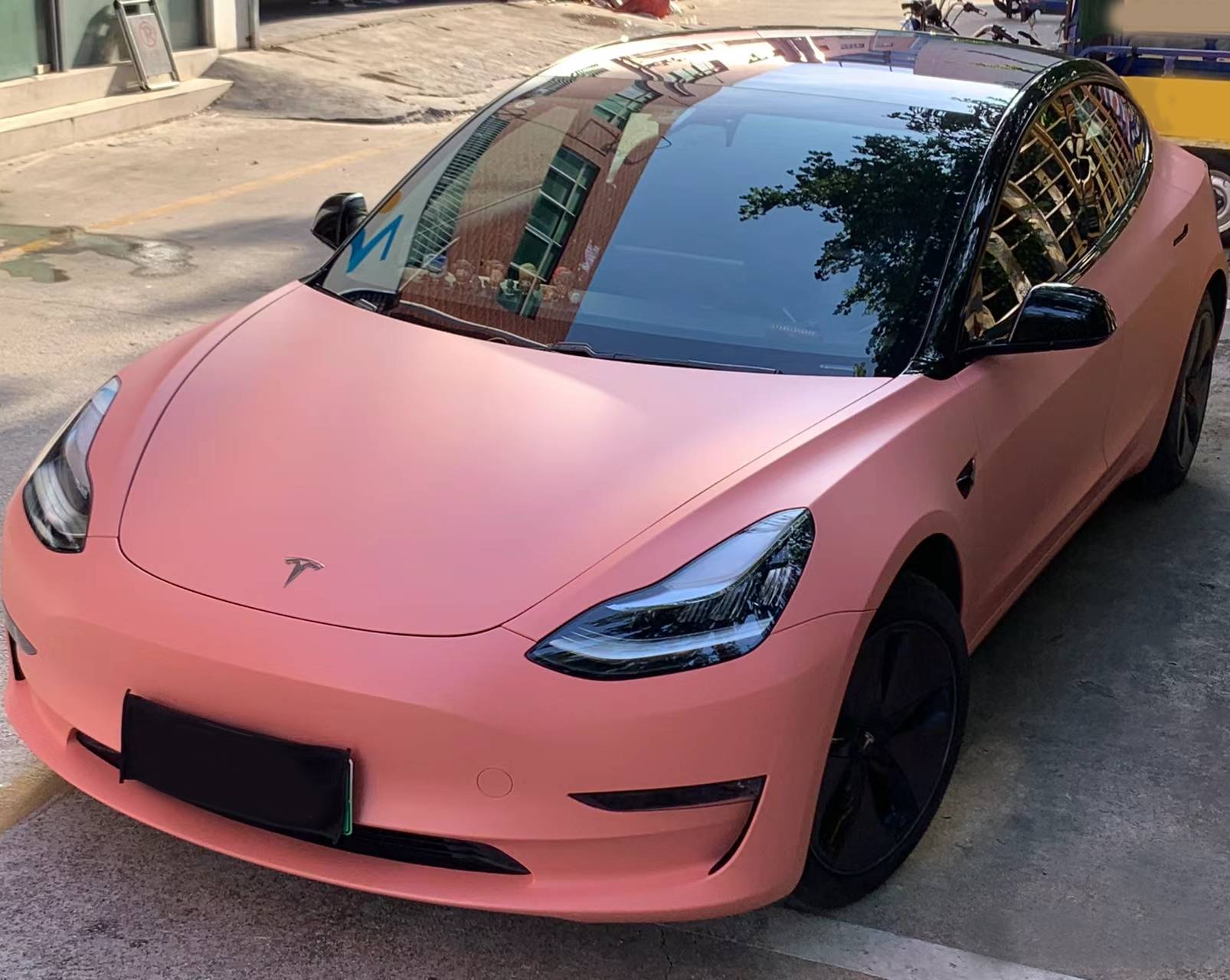 Ravoony Plus Ceramics Paggy Pink Car Vinyl Wrap