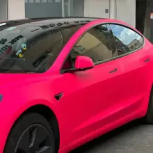 Ultimate Flat Fluorescent Pink Car Vinyl Wrap