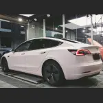 Ravoony Plus Flat Matte Light Pink Car Wrap