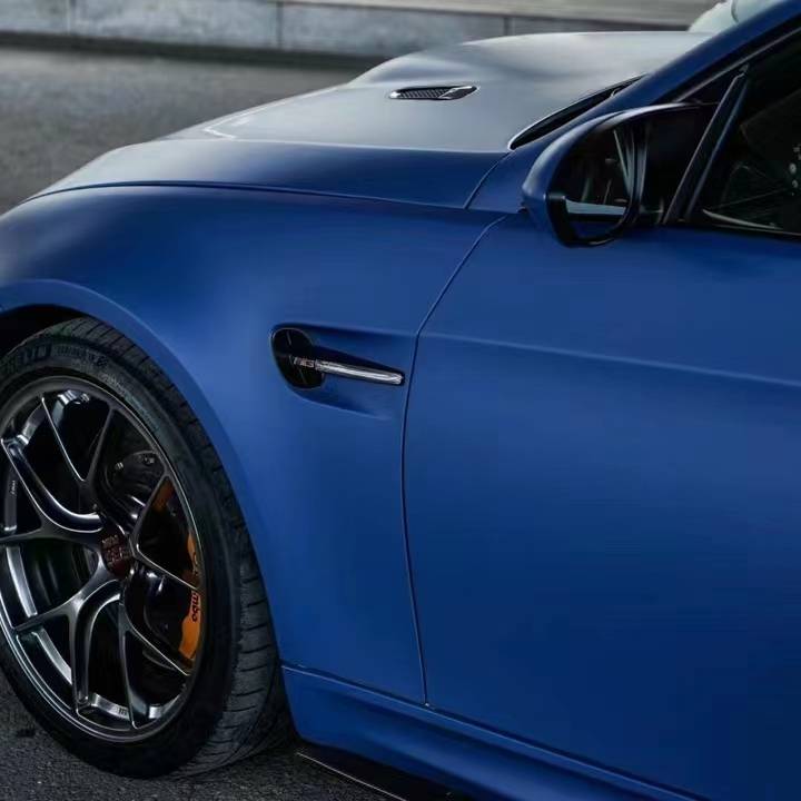 Ravoony Plus Matte Dark Blue Car Wrap