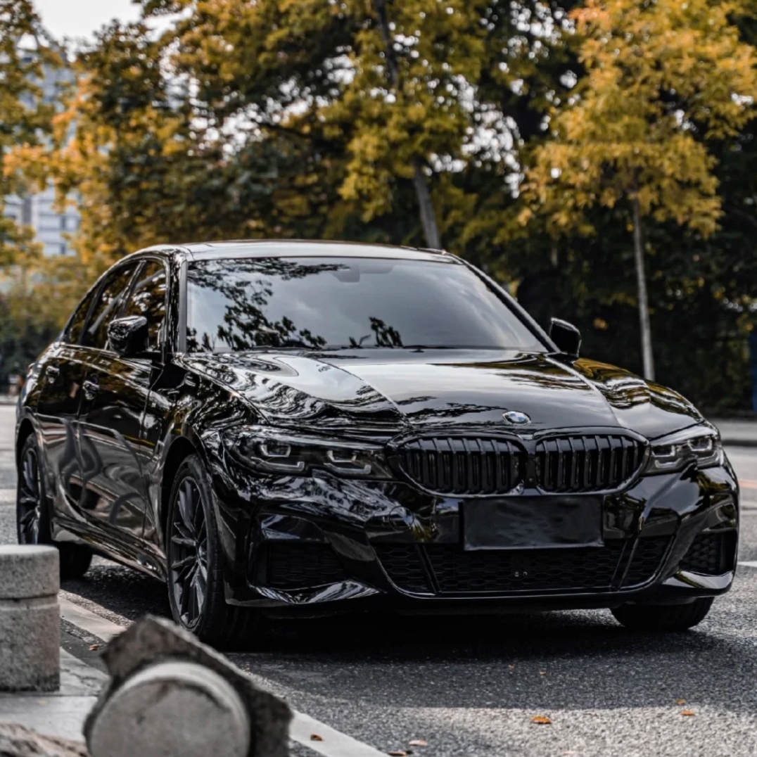 Ravoony Basic PET Gloss Black Car Wrap