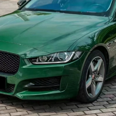 Ravoony Basic PET Glossy Forest Green Car Wrap 02