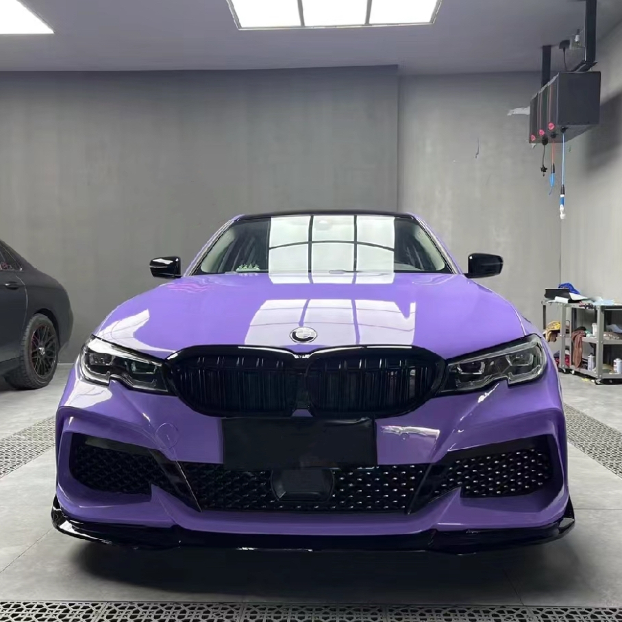 Ravoony Basic PET Glossy Lavender Purple Car Wrap