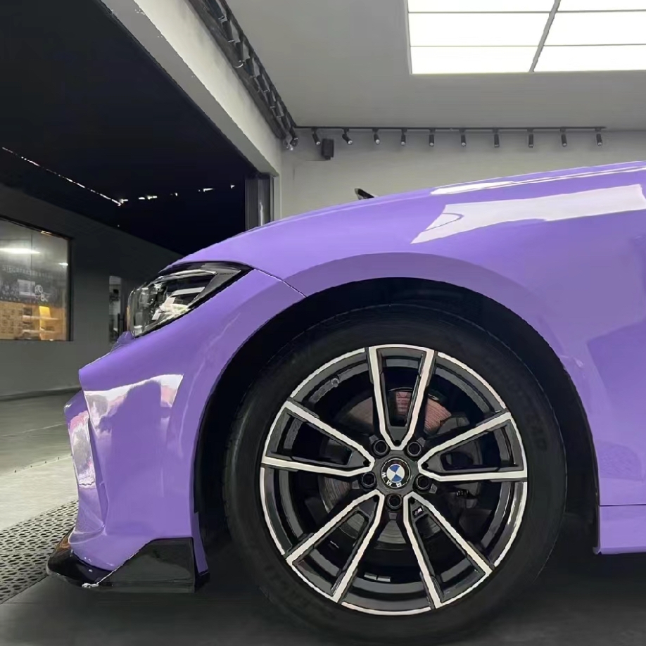 Ravoony Basic PET Glossy Lavender Purple Car Wrap