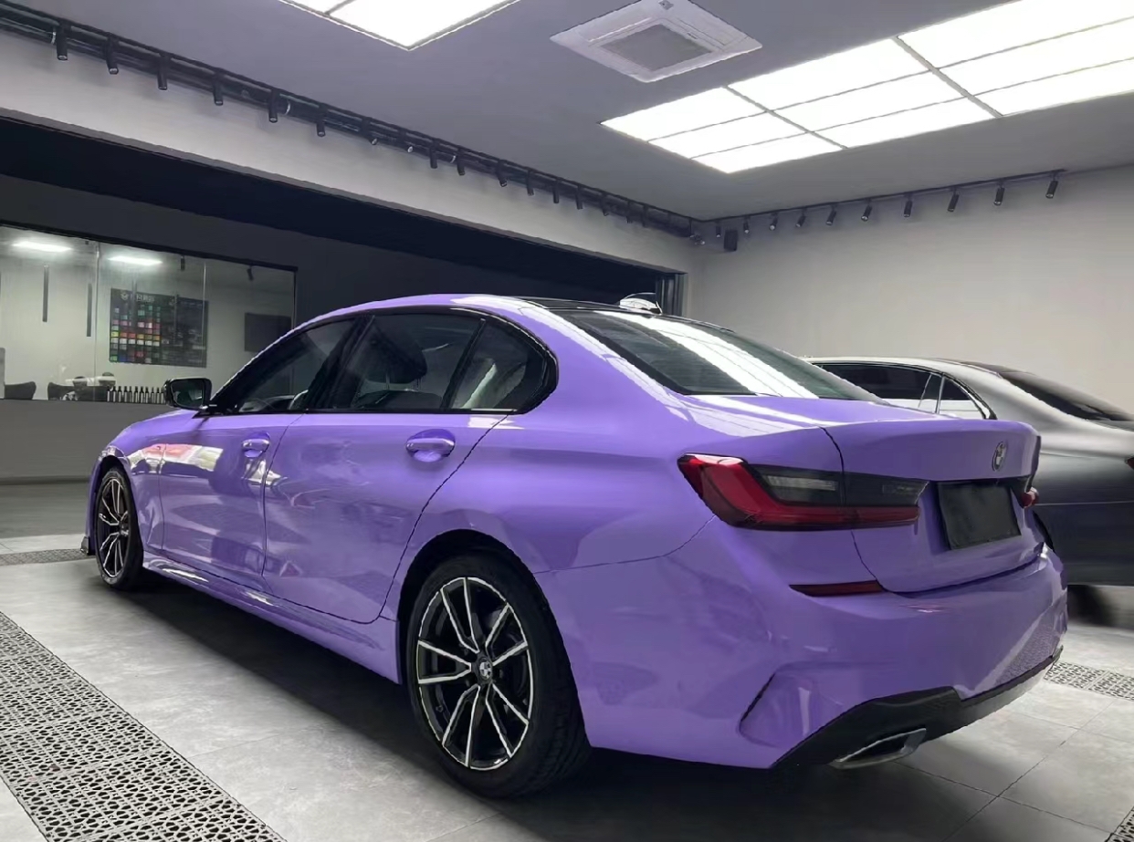 Ravoony Basic PET Glossy Lavender Purple Car Wrap