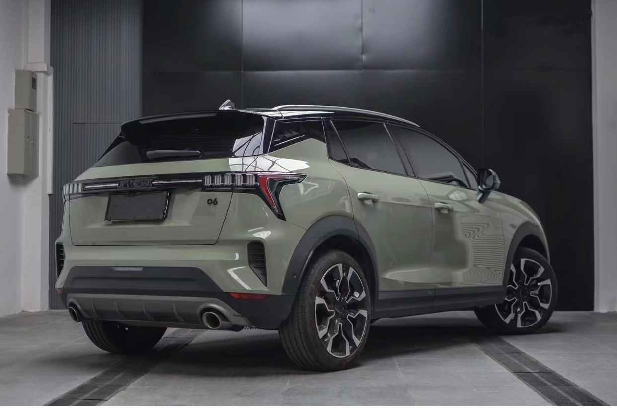 Ravoony Basic Gloss Khaki Green Car Vinyl Wrap