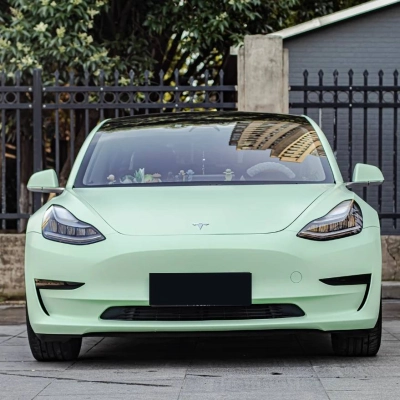 Ravoony Plus Matte Hazy Green Car Wrap 02