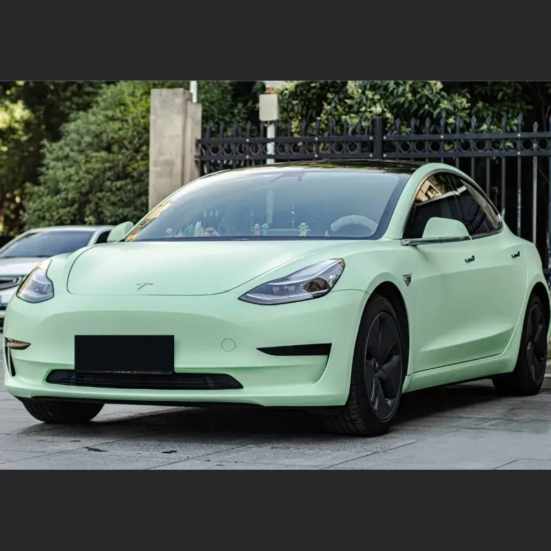 Ravoony Plus Matte Hazy Green Car Wrap