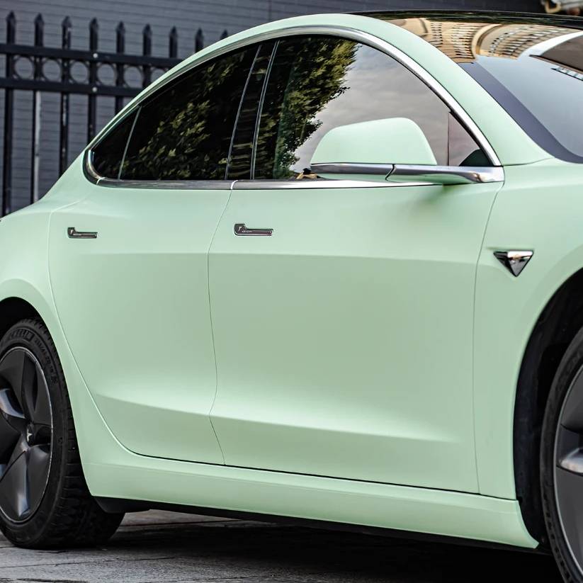 Ravoony Plus Matte Hazy Green Car Wrap