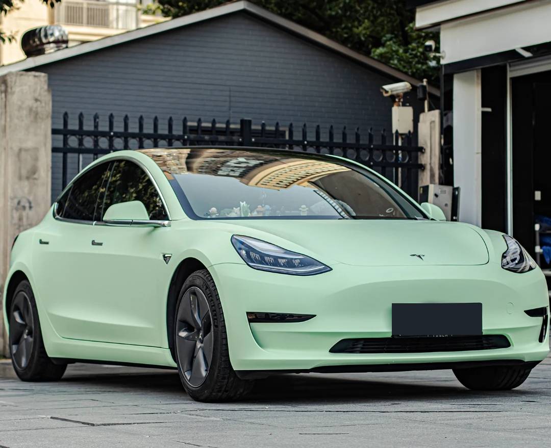 Ravoony Plus Matte Hazy Green Car Wrap