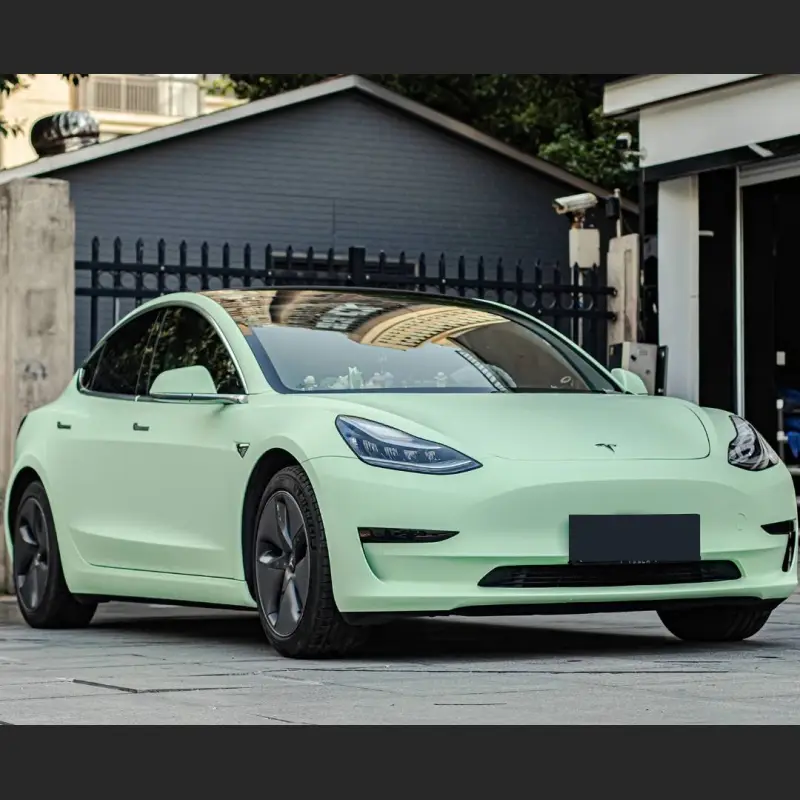 Ravoony Plus Matte Hazy Green Car Wrap