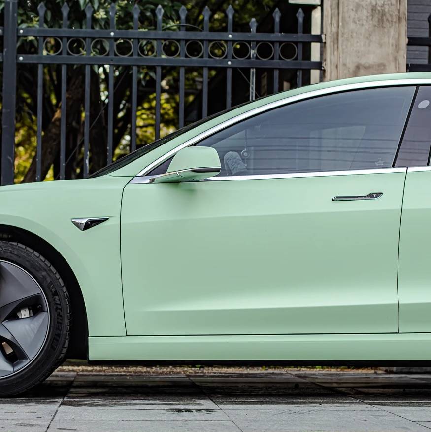 Ravoony Plus Matte Hazy Green Car Wrap