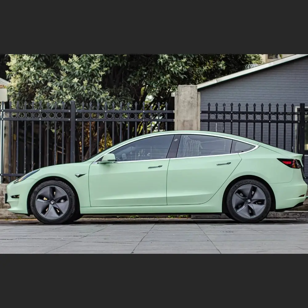 Ravoony Plus Matte Hazy Green Car Wrap