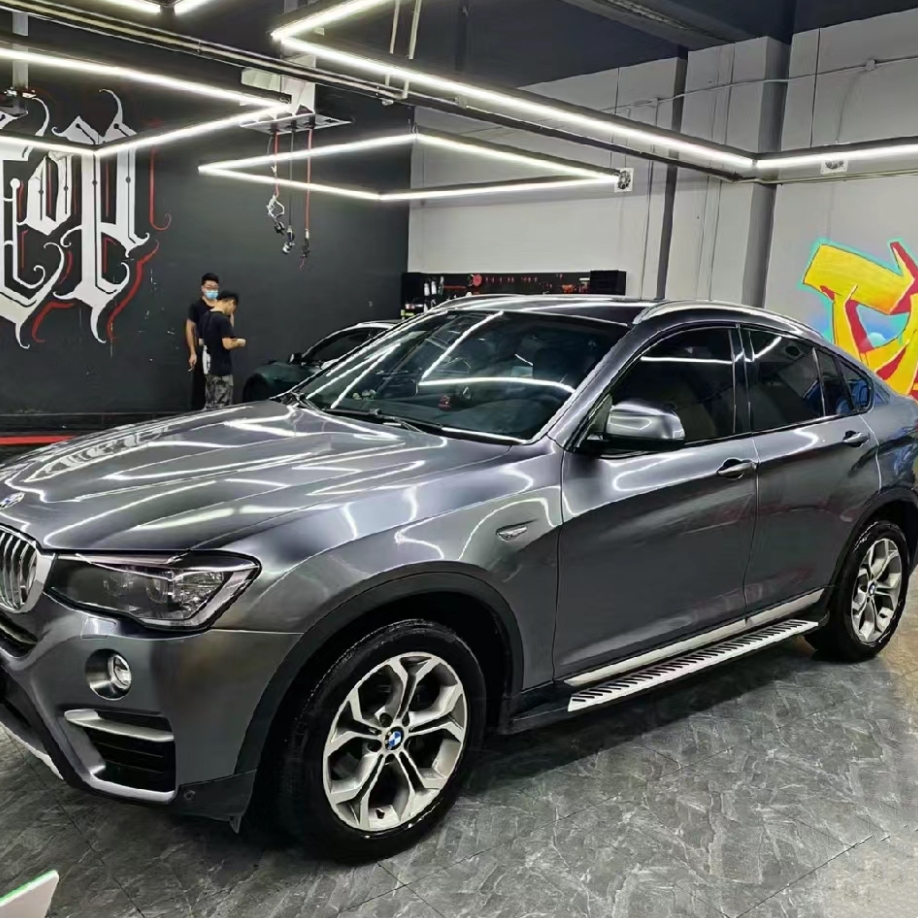 Ravoony Basic Gloss Titanium Grey Vinyl Car Wrap