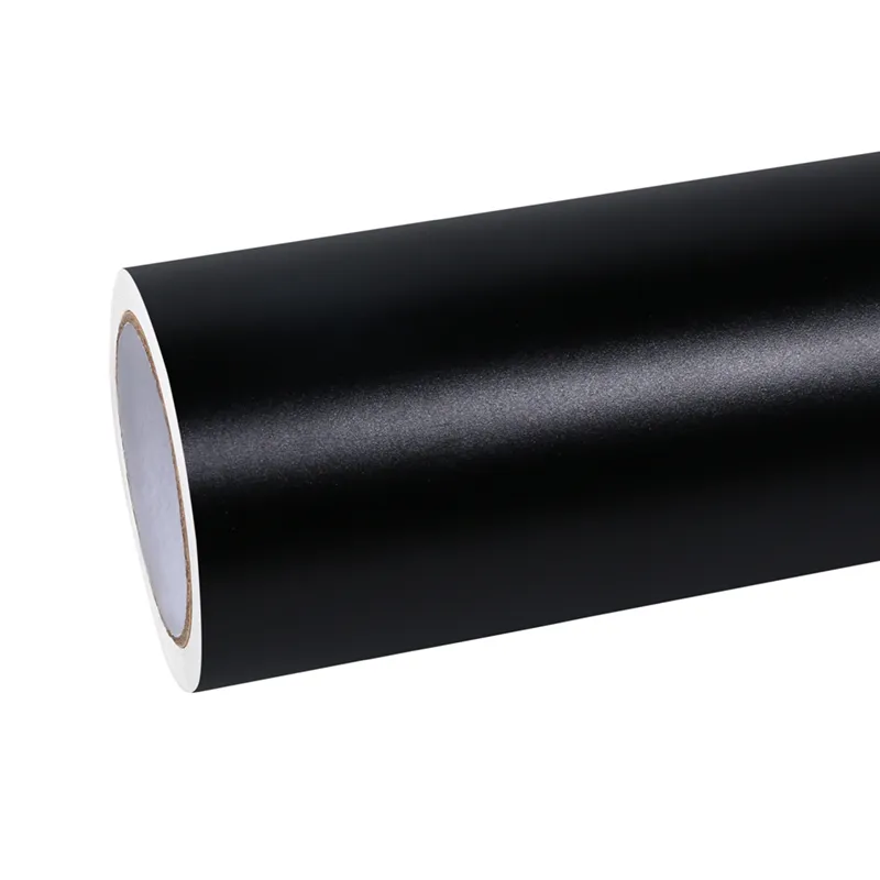 Matte Black Car Vinyl Wrap