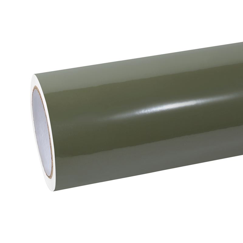 Ravoony Plus Gloss Khaki Green Car Vinyl Wrap