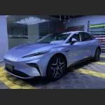 Ravoony Basic Glossy Metal Paint Mist Blue Car Wrap