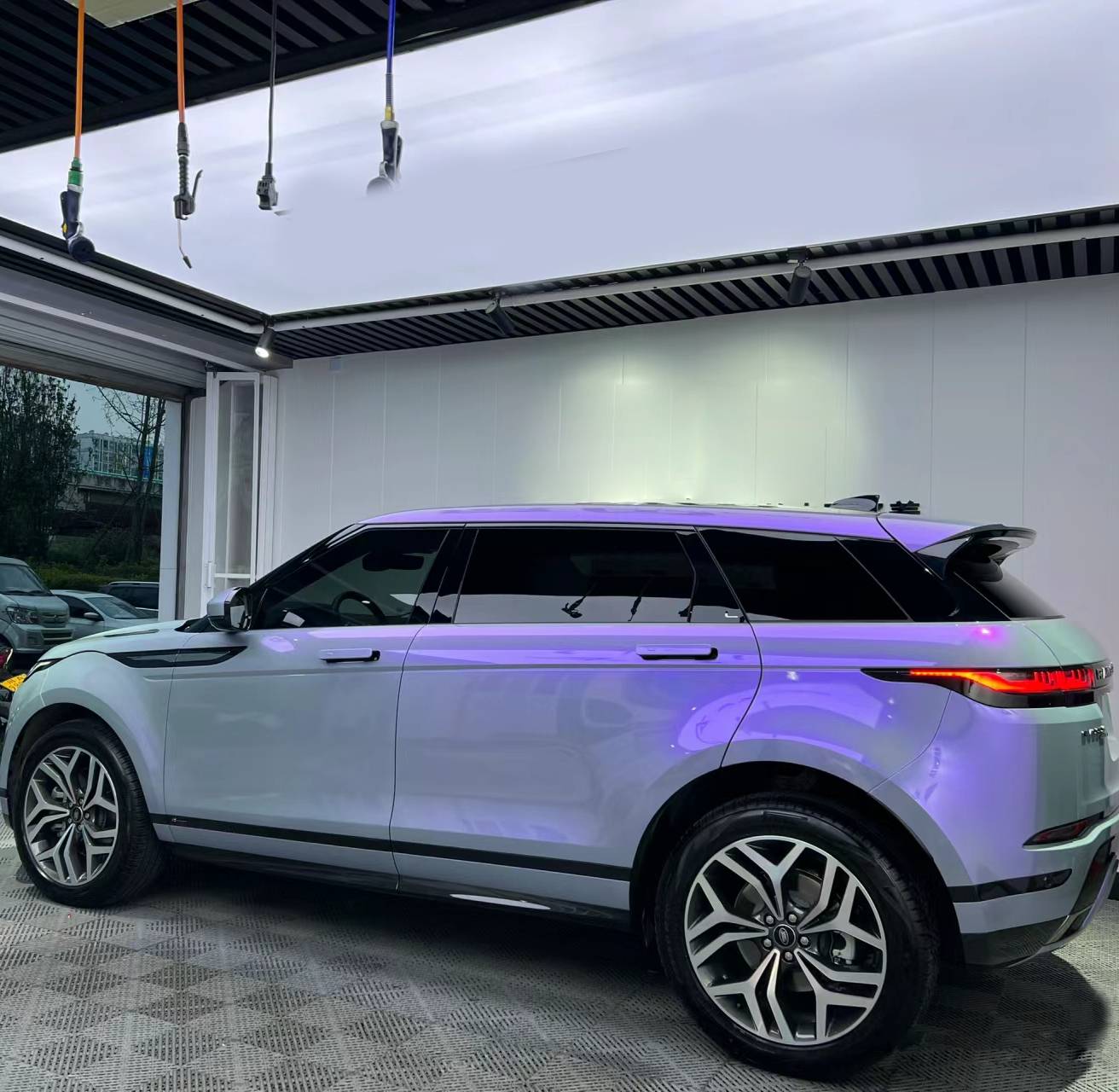 Ravoony Pro TPU Twin Candy Grey Purple Color Fliper PPF Film