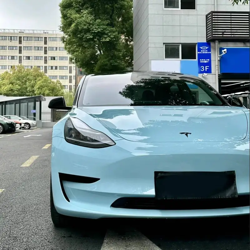  Ravoony Pro TPU Glossy Crystal Glacier Blue PPF Film