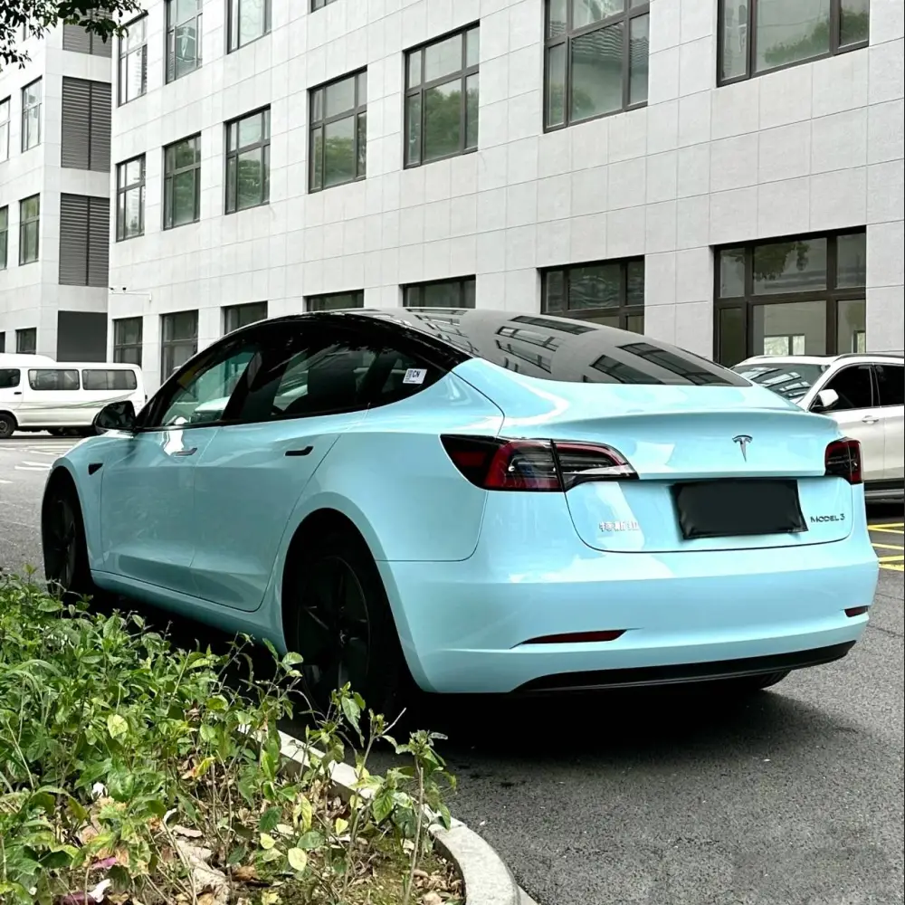  Ravoony Pro TPU Glossy Crystal Glacier Blue PPF Film