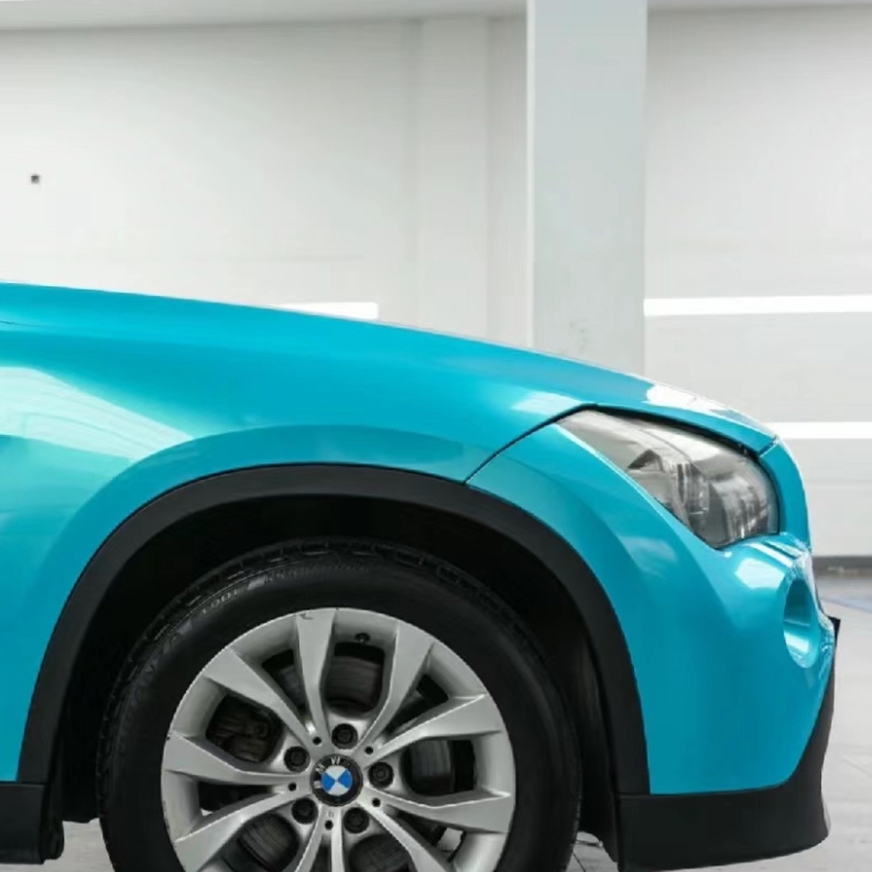 Ravoony Basic Gloss Metal Paint Lake Blue Car Wrap