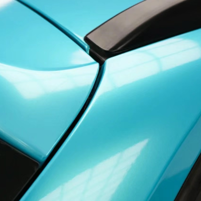 Ravoony Basic Gloss Metal Paint Lake Blue Car Wrap