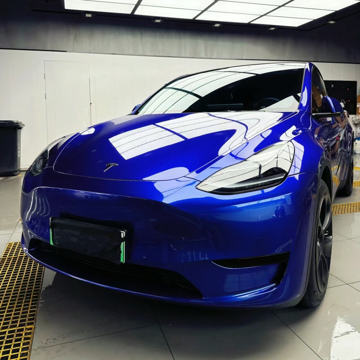 Ravoony Basic Gloss Metallic Blueberry Blue Vinyl Car Wrap