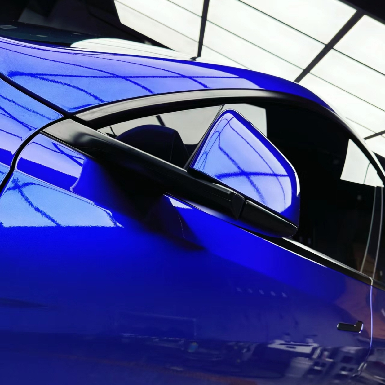 Ravoony Basic Gloss Metallic Blueberry Blue Vinyl Car Wrap