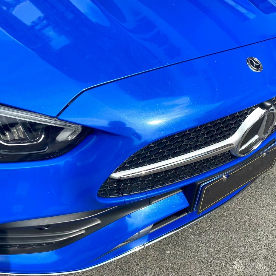 Ravoony Basic Metal Paint Jazz Blue Vinyl Car Wrap