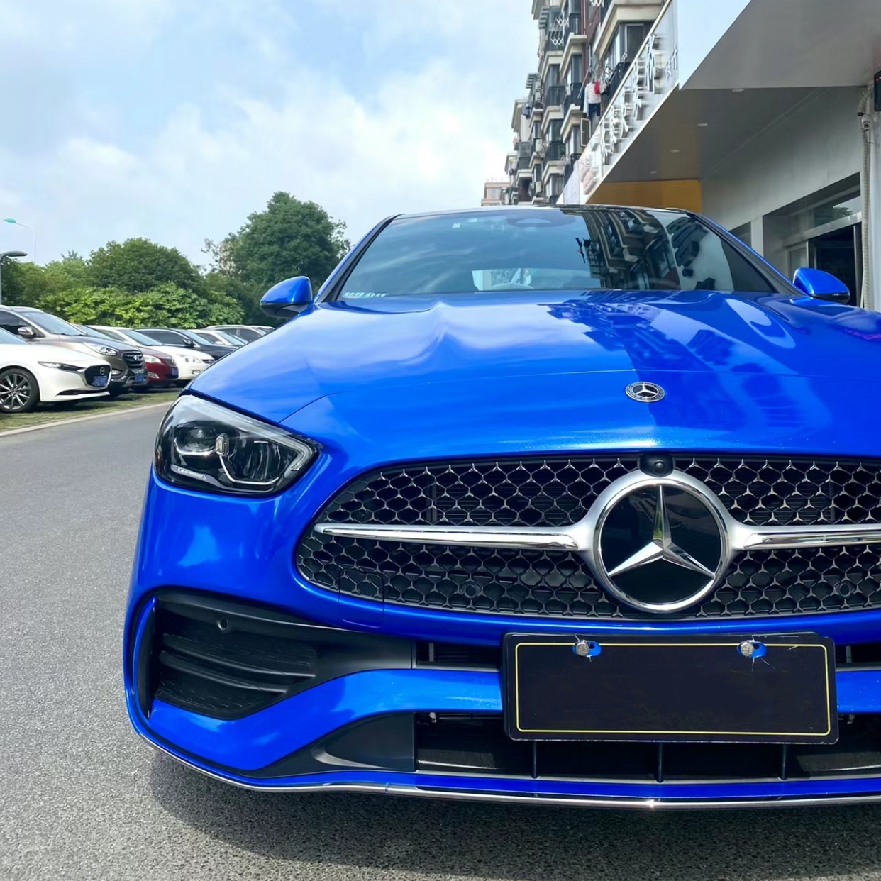 Ravoony Basic Metal Paint Jazz Blue Vinyl Car Wrap