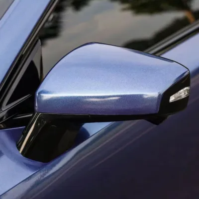 Ravoony Basic Super Gloss Metallic Galaxy Blue Car Wrap 02