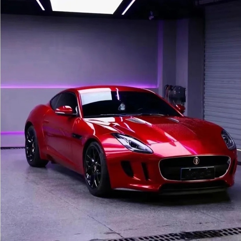 Ravoony Basic Tesla Gloss Midnight Cherry Red Vinyl Car Wrap