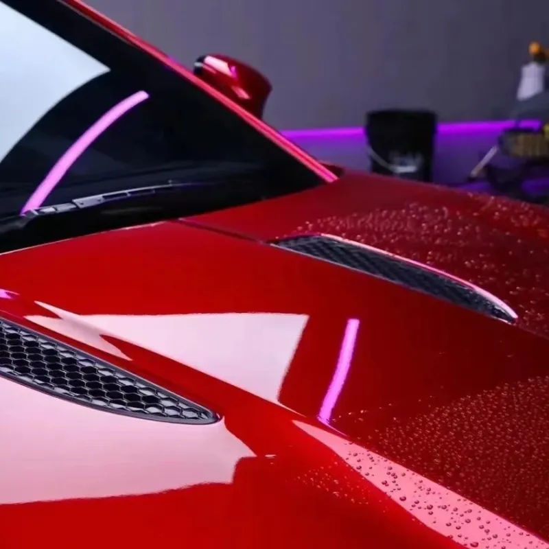 Ravoony Basic Tesla Gloss Midnight Cherry Red Vinyl Car Wrap